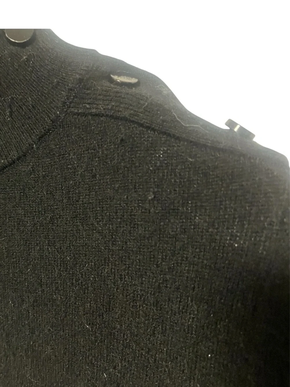 KATE SPADE Black Turtleneck Sweater with Polka Dot
